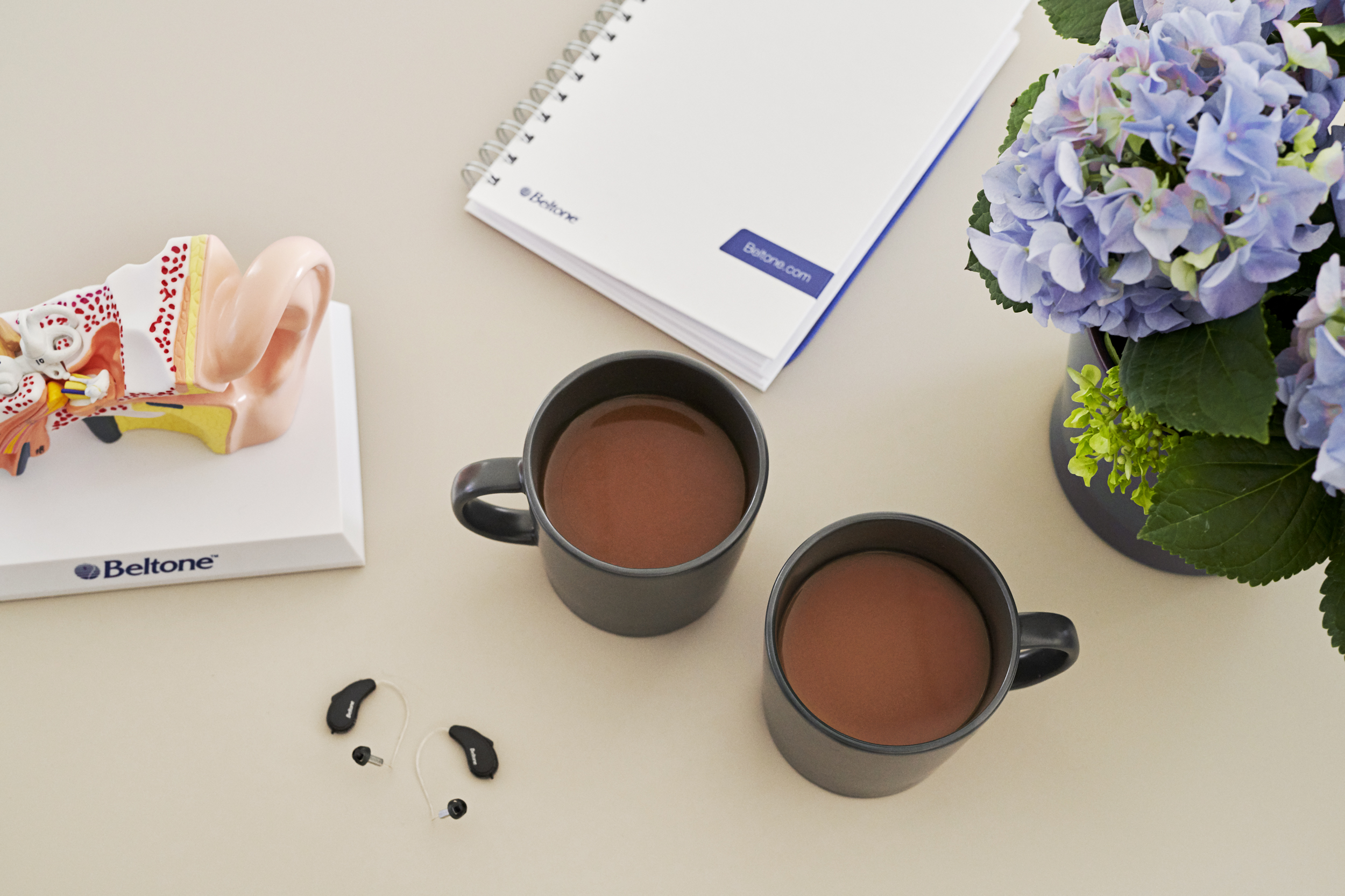 Beltone Amaze on the table