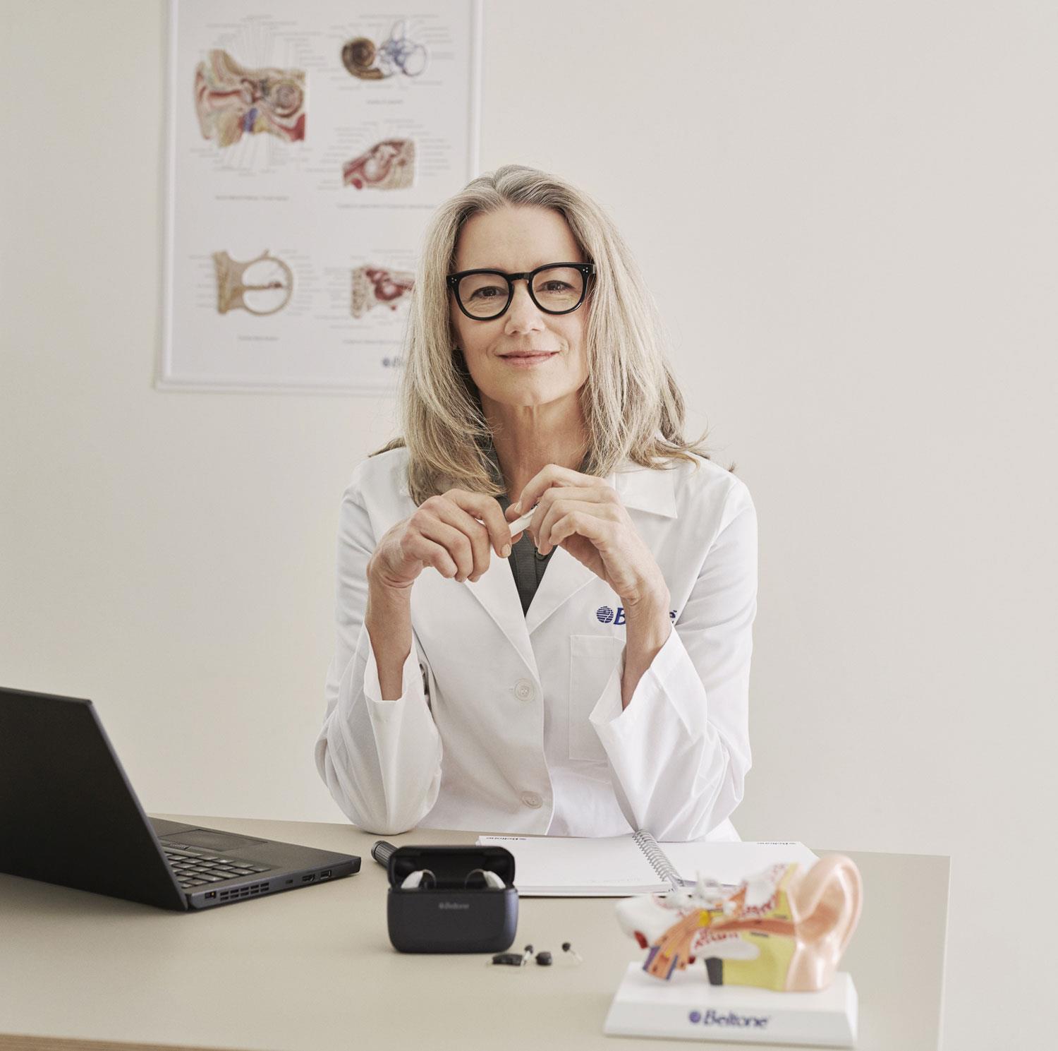 hearing care professional ready to help you if you suspect a hearing loss