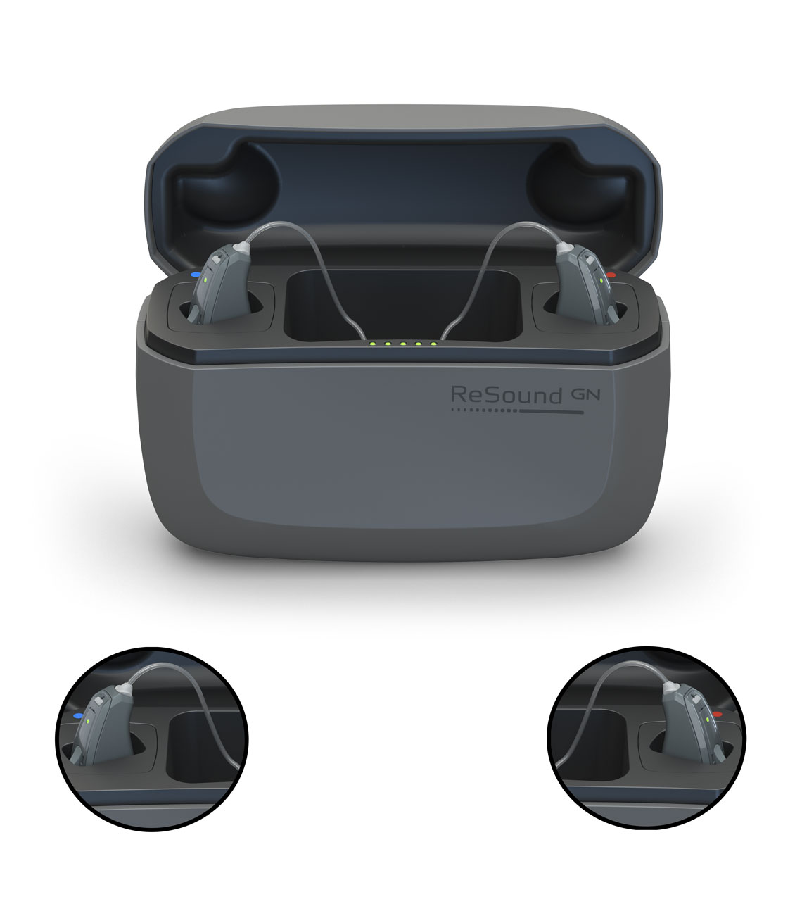 ReSound Premium-Ladeschale für wiederaufladbare Hörsysteme