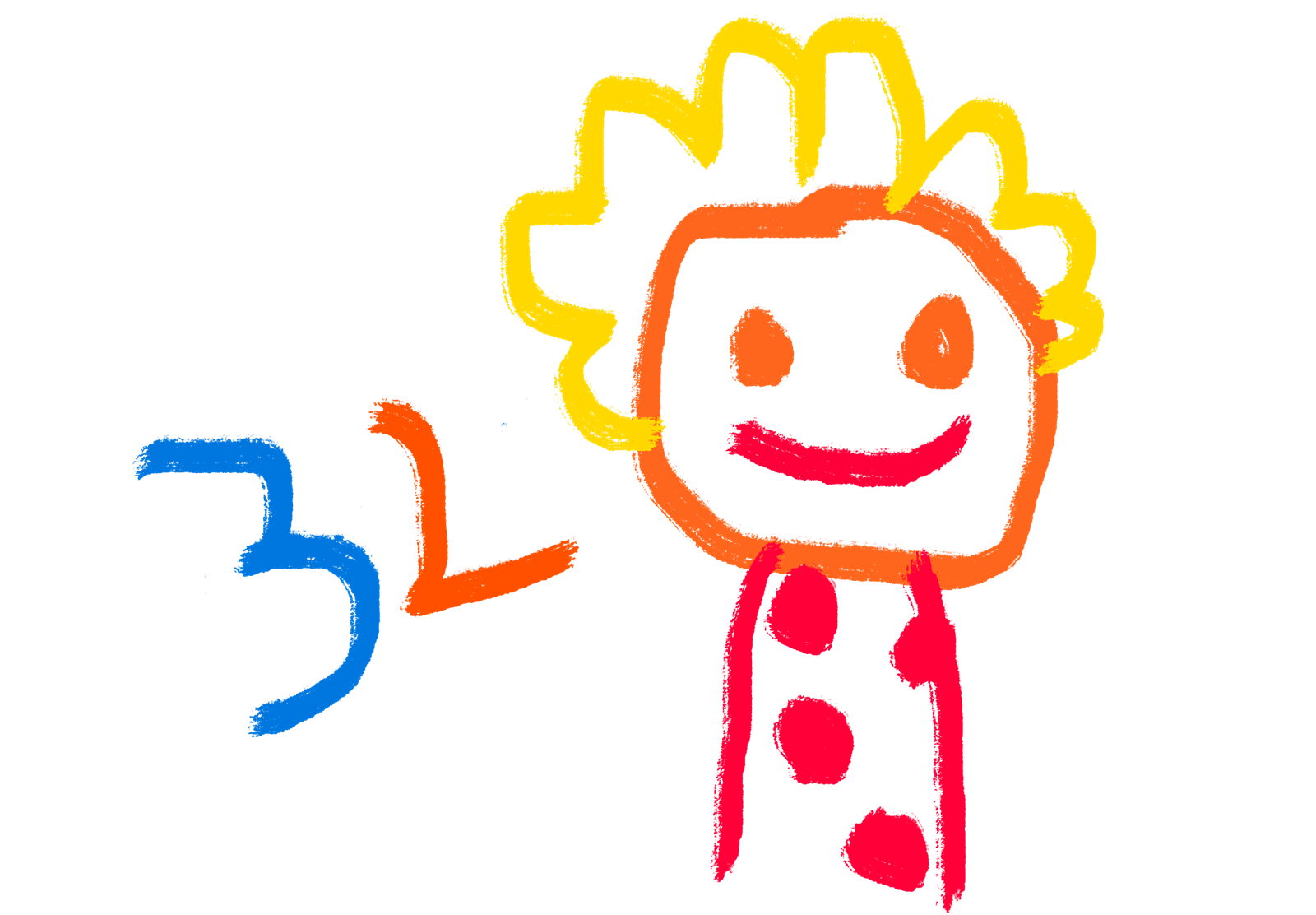 Dibujo de un niño.