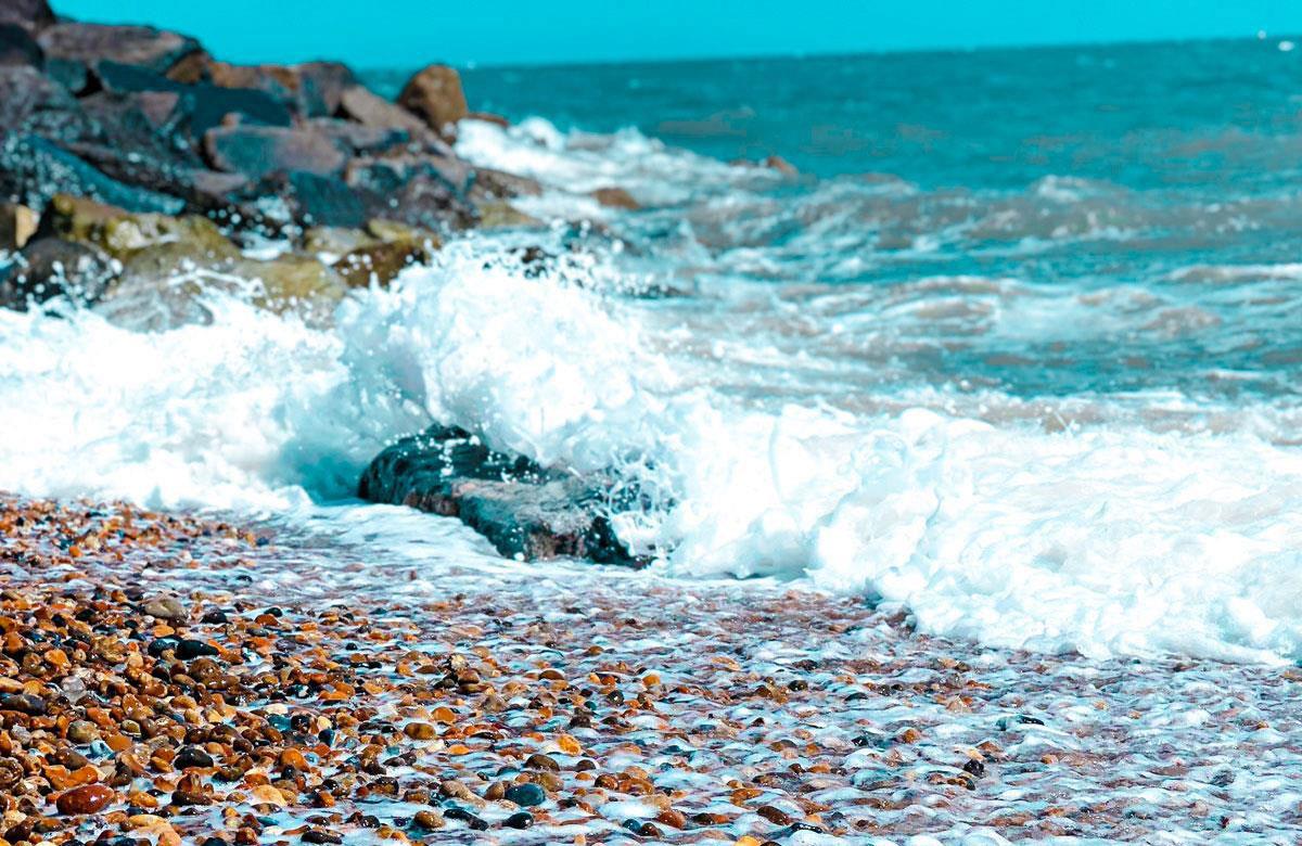 Organic hearing allows you to hear the sound of waves