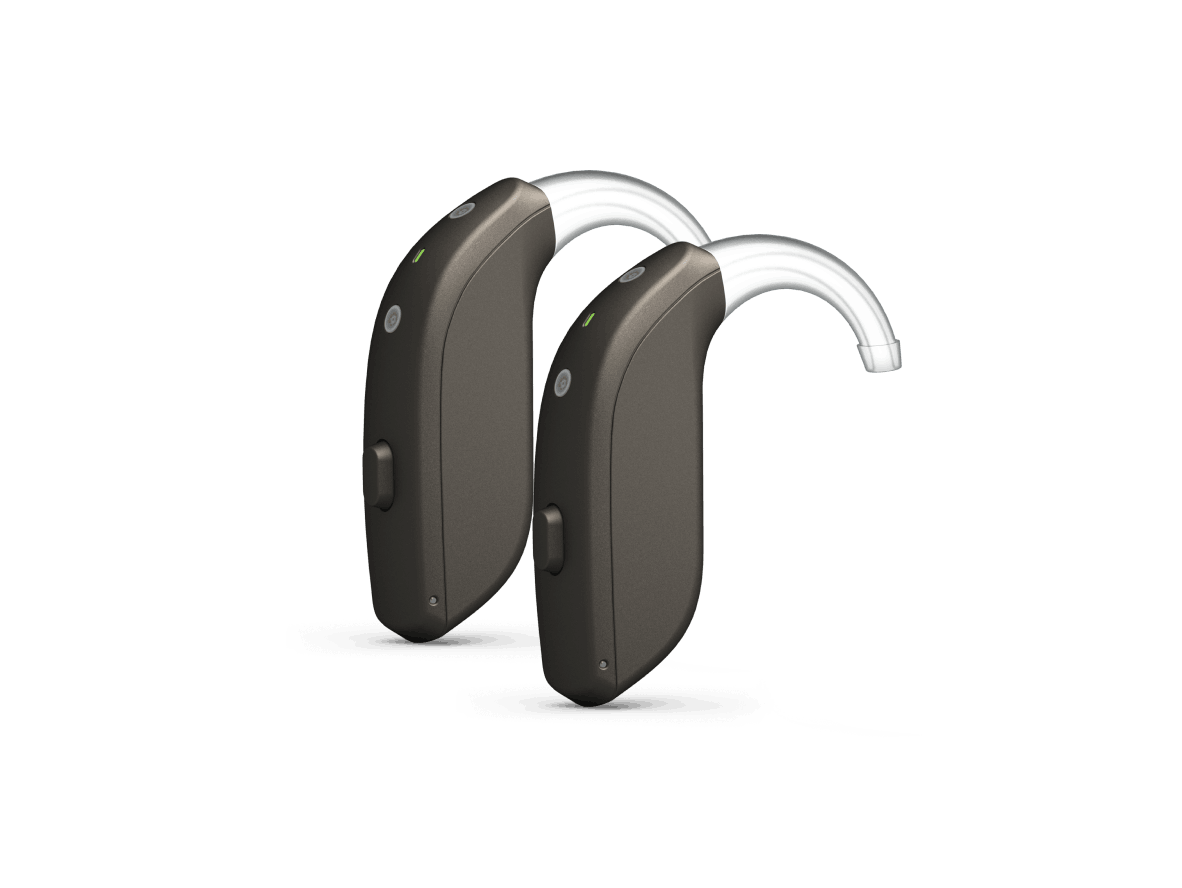 Un par de audífonos ReSound ONE BTE