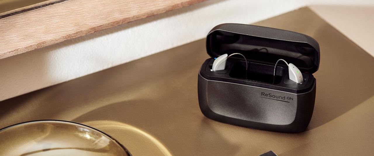 ReSound premium charger for rechargeable hearing aids