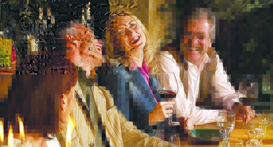 People enjoying their dinner with ReSound Match